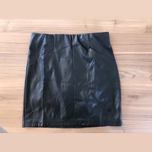 Jupe en cuir